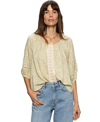 Sanctuary Women's Crafted Beach To Bar Printed Top