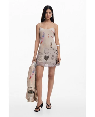 Desigual Women's Dress designed by Mr. Christian Lacroix