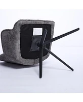 Dyhome Modern Swivel Dining Chairs / Accent Chair, with Metal Frame