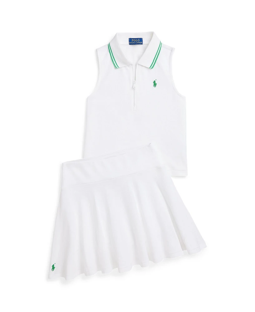 Polo Ralph Lauren Toddler and Little Girls Stretch Mesh Skort
