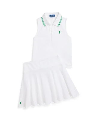 Polo Ralph Lauren Toddler and Little Girls Stretch Mesh Skort