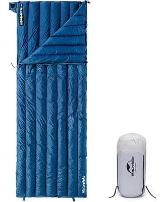 Naturehike 1.26lbs Ultralight Sleeping Bag, 650/750 Fill Power Down Sleeping Bag, Cold Weather Compact Lightweight Envelope Sleeping Bag for Adult, Ba