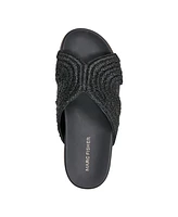 Marc Fisher Women's Erim Woven Slip-On Flatform Sandals