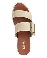 Mia Women's Kika Platform Slide Round Toe Sandals