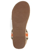 Mia Women's Malti Flatform Round Toe Sandals