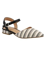 Mia Women's Lawra Raffia Pointed Toe Sandals