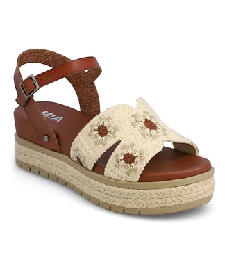 Mia Women's Keva Flatform Round Toe Sandals