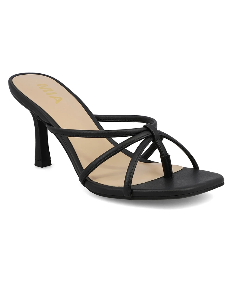Mia Women's Sybel Stiletto Heel Dress Sandals