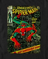 Marvel Men's Spidey Front Cover Short Sleeve T-Shirt