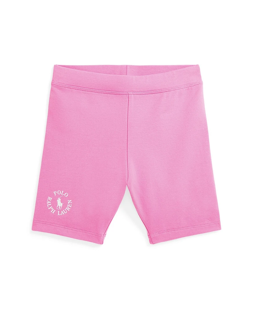 Polo Ralph Lauren Toddler and Little Girls Stretch Jersey Bike Shorts