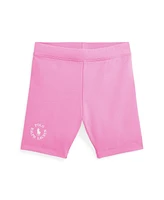 Polo Ralph Lauren Toddler and Little Girls Stretch Jersey Bike Shorts