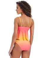 Bar Iii Day Club Ombre Tunnel Fly Away Tankini Top Side Tab Hipster Bikini Bottoms Exclusively At Macys