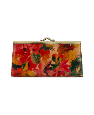 Patricia Nash Boxed Effie Frame Kisslock Wallet