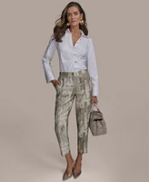 Donna Karan New York Women's Metallic Ankle Pants