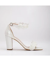 Dede Lace Bridal High Heel Sandals