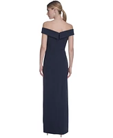 Eliza J Women's Off-The-Shoulder Crepe Gown