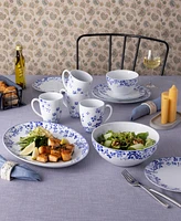 Noritake Bloomington Road 8.25" Set of 4 Salad Plates, Service for