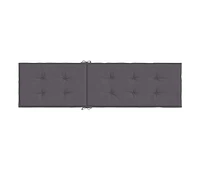 Deck Chair Cushion Anthracite (29.5"+41.3")x19.7"x1.6"