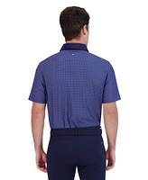 Ben Sherman Men's Golf Retro Geo Sports Fit Polo Shirt
