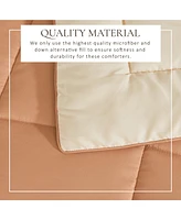 Linery & Co. All Season Down Alternative Reversible Comforter Set