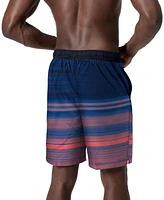 Speedo Men's Onshore Bondi Basin Ombre Stripe Drawstring 9" Boardshorts