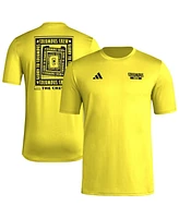 Adidas Men's Gold Columbus Crew Local Wrap T-Shirt