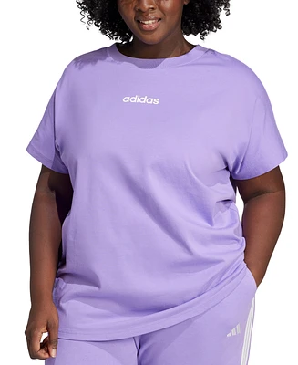 adidas Plus Cotton The Essentials Crewneck T-Shirt