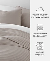 ienjoy Home Stripe Stitch 3-Pc. Quilt Set, King/California King