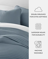 ienjoy Home Stripe Stitch -Pc. Quilt Set