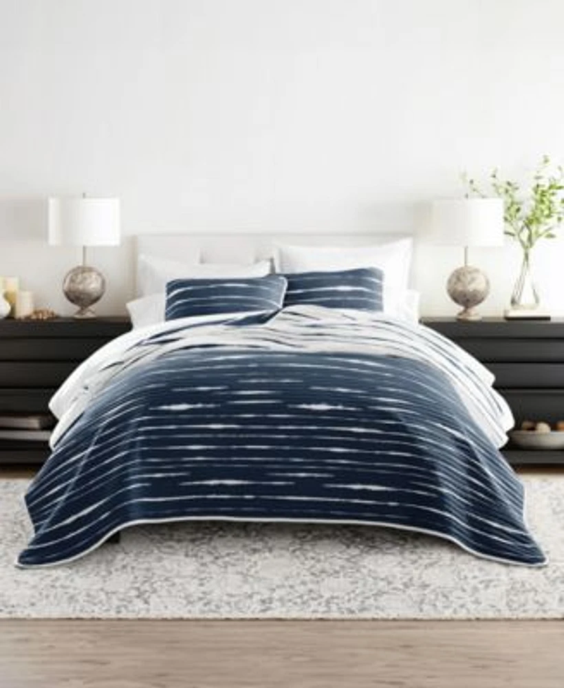 Ienjoy Home Horizon Lines Reversible Quilt Sets