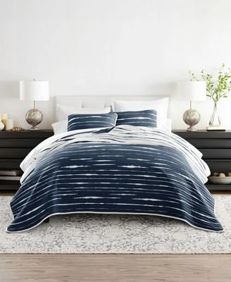 Ienjoy Home Horizon Lines Reversible Quilt Sets