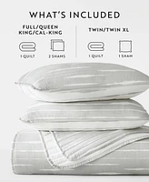 ienjoy Home Horizon Lines Reversible -Pc. Quilt Set