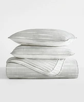 ienjoy Home Horizon Lines Reversible -Pc. Quilt Set