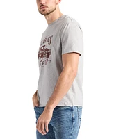 Buffalo David Bitton Men's Trige Graphic with Pickup Truck Print T-Shirt