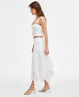 Guess Women's Layered Floral Zurey Maxi Skirt