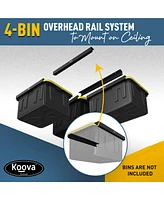 Koova Overhead Bin Rack for Four Bins