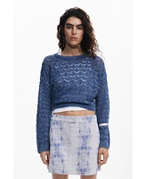 Desigual Women's Distressed miniskirt