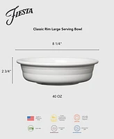 Fiesta Linen Classic Rim Large Serving Bowl, 40 oz.