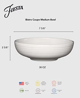 Fiesta Linen Bistro Coupe Medium Bowl, 38 oz.