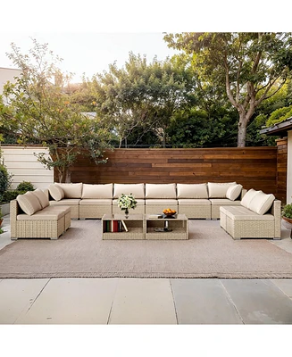 12 Piece Outdoor Sofa Set
