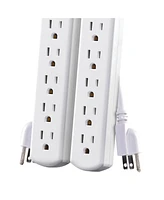 Power Strip Twin Pack - White