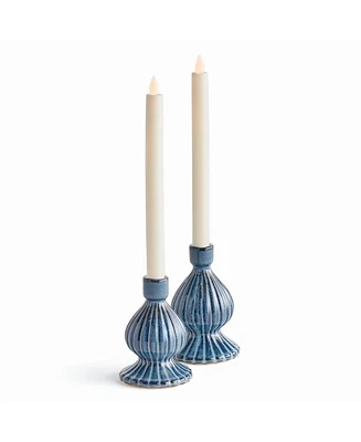 Mela Taper Candle Holders Set of 2