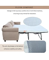 2-in-1 Sofa Bed Sleeper with Large Mattress for Living Room Spaces Bedroom