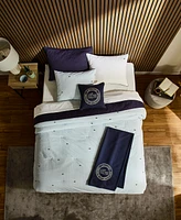 Lacoste Home Pinstripe Croc Cotton -Pc. Comforter Set
