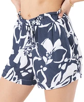 Roxy Juniors' Oceanside Stoke Cover-Up Shorts