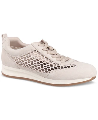 Giani Bernini Women's Tesiaa Mesh Low Profile Lace Up Sneakers, Created for Macy's