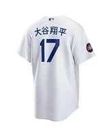 Nike Men's Shohei Ohtani White Los Angeles Dodgers 2025 Mlb World Tour: Tokyo Series Home Kanji Replica Player Jersey