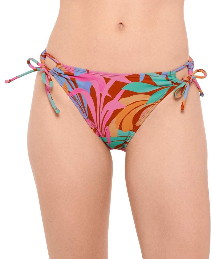 Salt + Cove Juniors' Printed Side-Tie Bikini Bottoms, Exclusively at Macy's