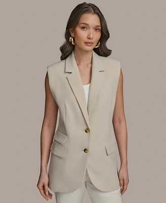 Donna Karan New York Women's Two-Button Vest