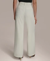 Donna Karan New York Women's Pleated Wide-Leg Pants